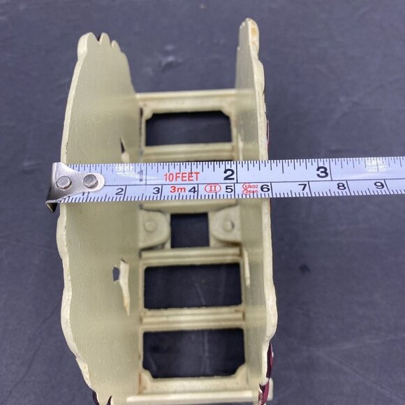 VTG Napkin Holder Cast‎ Iron Grapes Wine Y2K Grapevines Purple Green 1lb 12oz - Picture 9 of 12